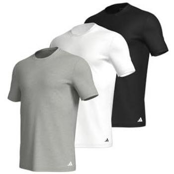 Tris di T-shirt Adidas Active Core Manica Corta Grigio Nero Bianco L