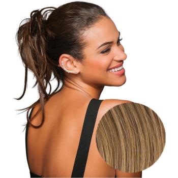 Straight Blonde Mid-Length Wrap Style