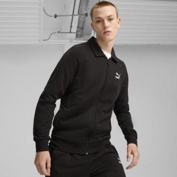 Puma Chaqueta Deportiva T7 Negro, Talla M