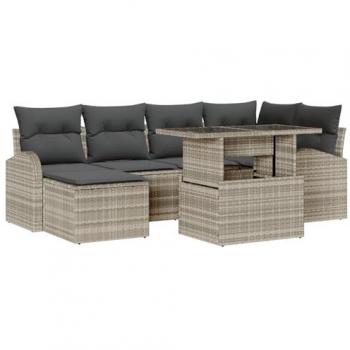 Set de Comodidad Jardín 7 piezas con Accesorios