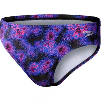 Speedo Orchid Sh UK 36 8 cm All‑Over Swimming Brief – Black/Orchid
