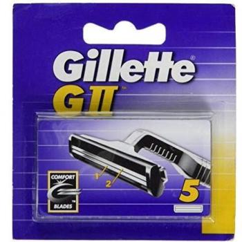 Gillette Men's Razor Blades Replacement Heads for Gillette GII 5 Refills