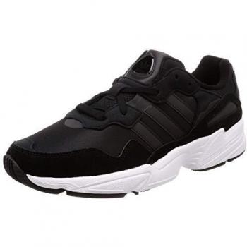 Adidas Yung-96 Low-Top Sneakers, Black, 9 UK
