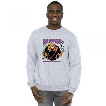 Marvel Men's Black Widow Halloween Sweatshirt, Sport Grey, Large