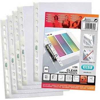Protezione Documenti A5 Polipropilene 100 pz