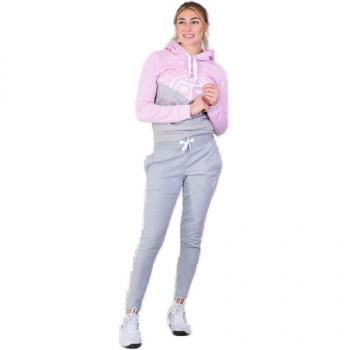 Sudadera con capucha Bidi Badu Salia Rosa Gris Claro
