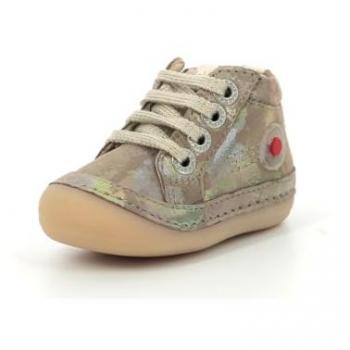 Zapatillas Niñita Kickers 203 “Sonistreet Kaki”