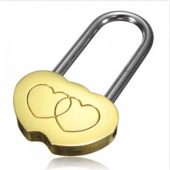 Valentine's Day Engraved Heart Padlock