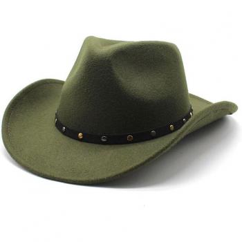 Sombrero Occidental con Detalles de Cinturón