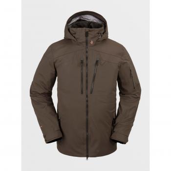 Brown Volcom Men's Guch Stretch Gore-Tex Jacket
