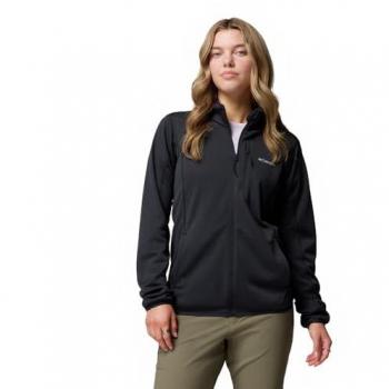 Polera Polar Columbia Essential Hike Grid Fleece Negro Mujer M