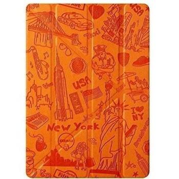 Ozaki O.Coat Slim-Y Funda 360 grados Plegable con atril para iPad Air 2, color azul Naranja
