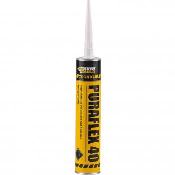 Everbuild Sika Puraflex 40 Polyurethane Sealant Grey C3