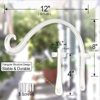 Support de balcon pour plantes suspendues