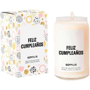 GOVALIS Joyful Birthday Scented Candle (500 g) TU See-Through