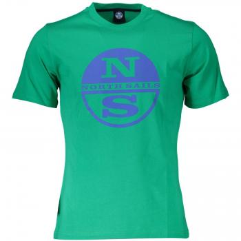 North Sails Green Round Neck T-Shirt