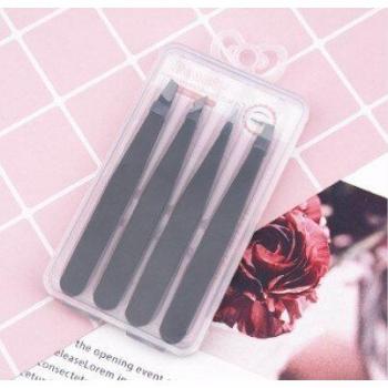 Sylyne Stainless Steel Eyelash and Eyebrow Tweezer Set