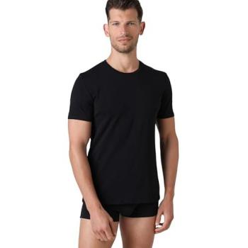 Top Uomo Supima Nero con Girocollo Elasticizzato 5/L