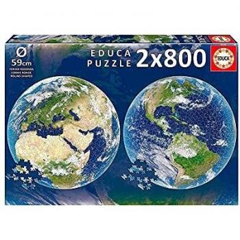Puzzle 2x800 Planeta Tierra