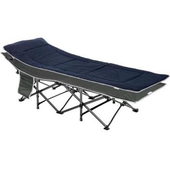 Lit d'Appoint Pliable avec Pochette de Rangement
