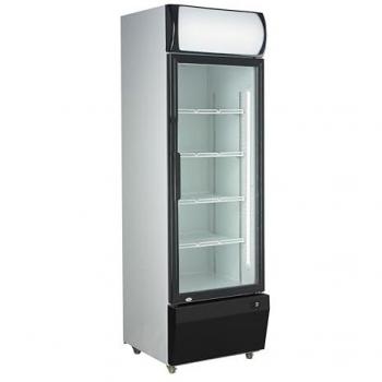 Bouteilles en gelée : vitrine blanche, une porte vitrée, L2G