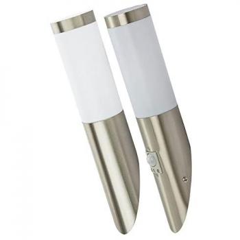 Gartenlampe Edelstahl mit Bewegungsmelder
