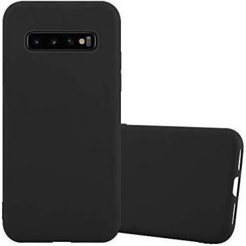 Cadorabo TPU Candy Bumper (Samsung Galaxy S10+), Smartphone Hülle, Schwarz