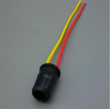 Shhworldsea 2pcs T10 W5W T5 Soft Bulb Holder Adapter Cable LED Socket Wedge Base Connector