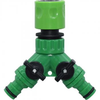 KESLA 3/4 Female Thread Y-Type Connector with Male Thread Garden Watering Splitter