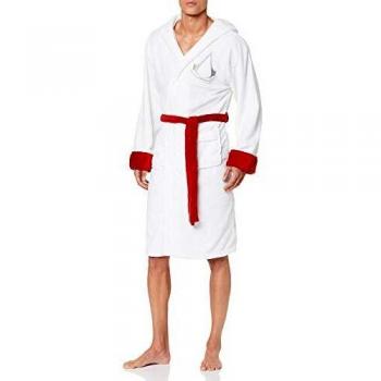 Groovy Assassin's Creed Assassin White Adult Fleece Bathrobe