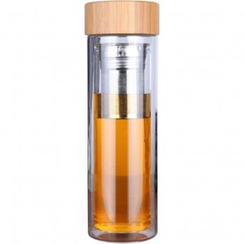 Borosilicate Glass Tea Infuser Bottle