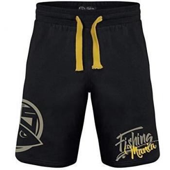 Fishing Mania Gelb‑Short mit Hotspot‑Print – M