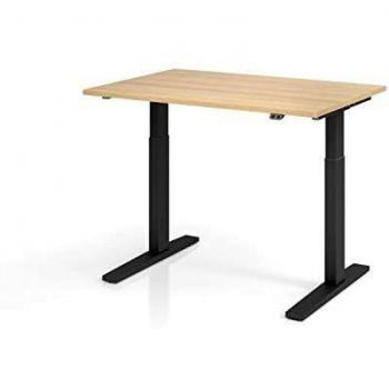 Elektrischer Sitz-Steh-Schreibtisch 120x80cm Eiche/Graphit
