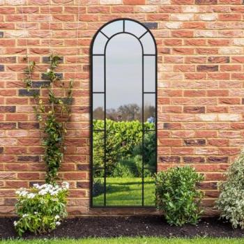 Contemporary Black Framed Leaner Mirror 170 X 60CM