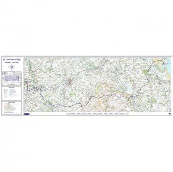 Flat Map: St Cuthberts Way – Standard Matte Version