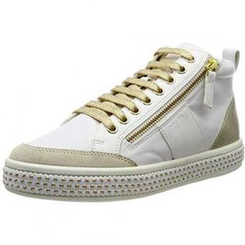 Geox D Leelu' G Donna Scarpe da Ginnastica a Collo Alto