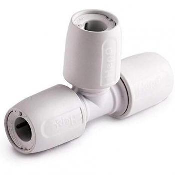 Hep2O equal tee white 10mm