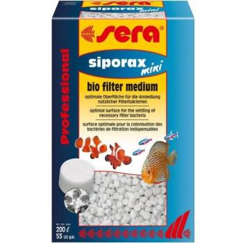 Sera Materiale Filtrante Cannolicchi Acquari Siporax Mini Professional 270g
