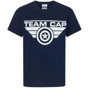 Captain America Civil War Jungen-Team-Cap-T-Shirt 5-6 Jahre in Blau