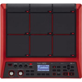 Roland SPD-SX Sampling Pad, Synthesizer, Rot