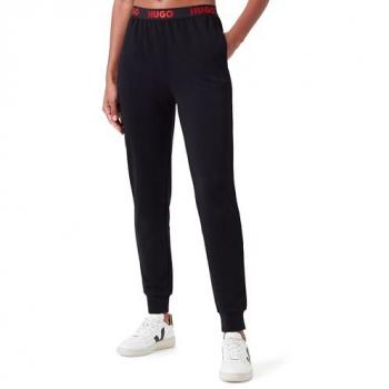 HUGO Logo‑T-Shirt 50520497 schwarz, Relaxed Fit – Damen
