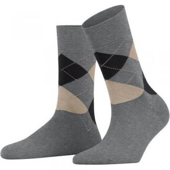 Gentle Argyle Woven Hosiery