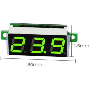 0.28 Inch LED Digital Voltmeter 2.5V-30V