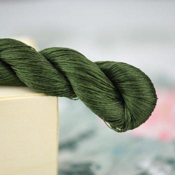400m 100% Silk Thread for Cross Stitch, Dry Green Series