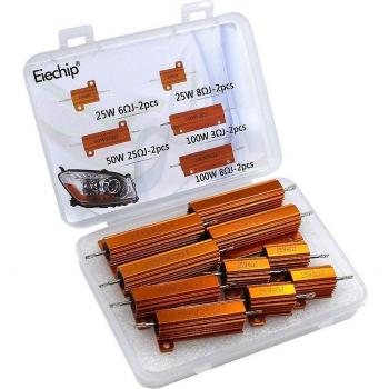 10pcs Wirewound Load Resistor for LED Signal Lights 25W 50W 100W