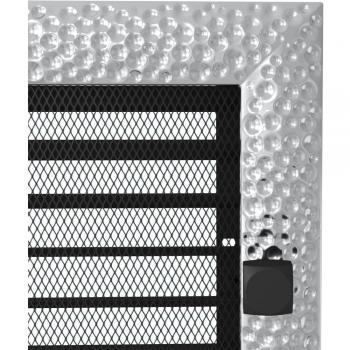 Système de ventilation Venus (22 × 37 mm) – cache nickelé à stores