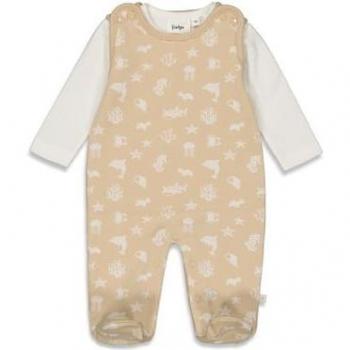 Feetje Strampler Ocean Child 2-teilig in Sand Melange