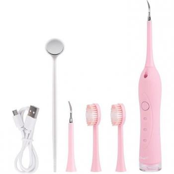 Cordless Dental Cleaning Kit with Electric Toothbrush and Mirror