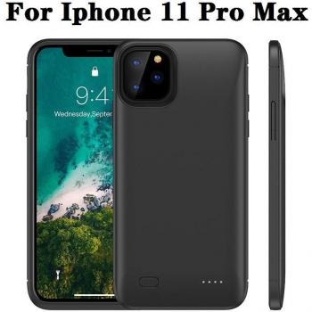 Funda batería portátil 10000mAh para iPhone 11 Pro Max y modelos 6 a 8 Plus