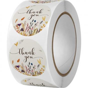 Tarjeta de Agradecimiento Floral